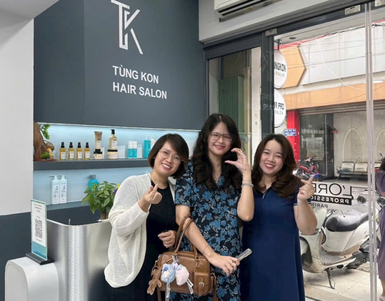 TÙNG KON HAIR SALON – Địa điểm lý tưởng cho mái tóc tỏi Tết 2024